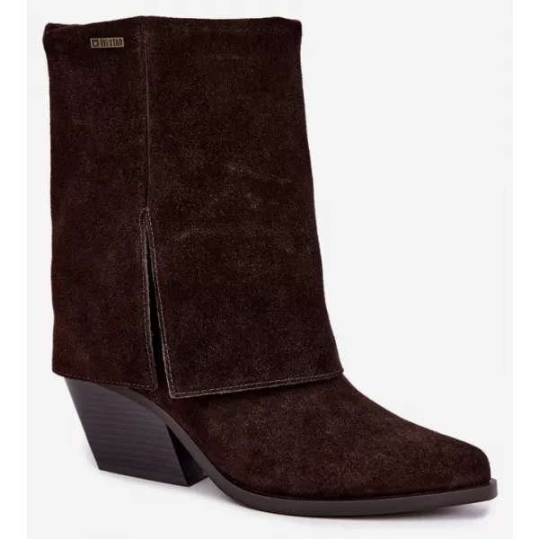  Ženske čizme BIG STAR SHOES UU274115 SMEĐE/BEŽ SJENE 