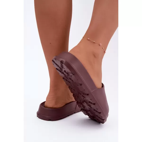  Ženske papuče BIG STAR SHOES UU274075 NIJANSE SMEĐE I BEŽ 