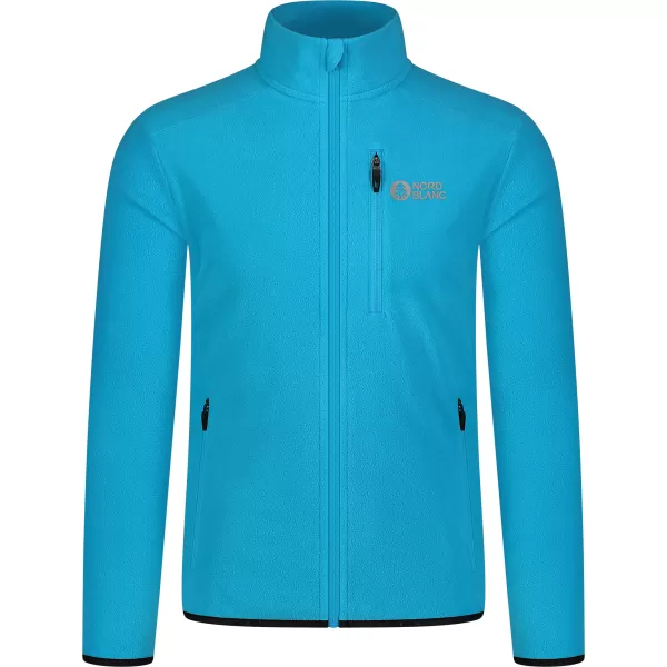  Muški lagani sweatshirt od flisa NORDBLANC QUARRY NBSFM8372 SVIJETLOPLAVA 