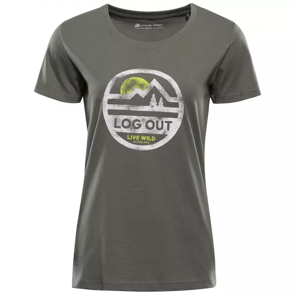  Ženska majica kratkih rukava ALPINE PRO TERMESA 4 KUHANI BOSILJAK KOM VARIJANTA 