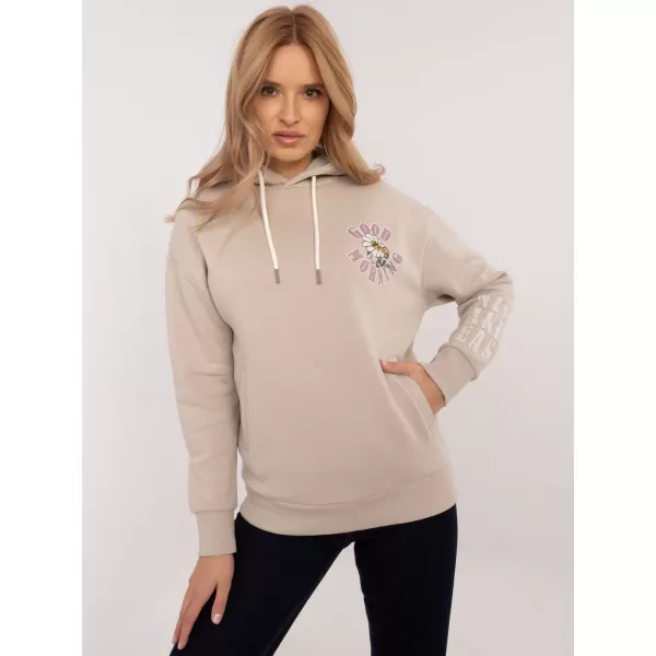  Ženski sweatshirt SUBLEVEL D10600T02420K BEŽ 
