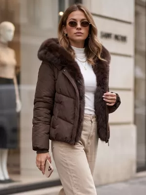 Ženska jakna DSTREET TY5983 SMEĐA