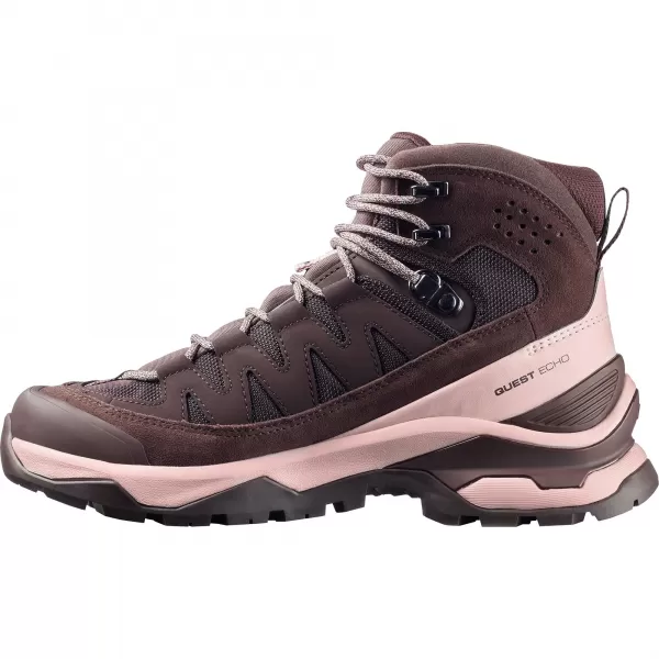  Ženske cipele SALOMON QUEST ECHO GORE TEX L47968500 CRNA KAVA/SJENA SIVA/CRNA 