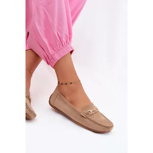  Ženske mokasine BOTO FT247 KAKI 