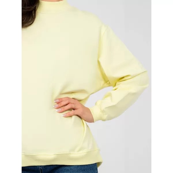  Ženski sweatshirt BASIC FEEL GOOD RV-BL-5185.93P JARKO ŽUTA 