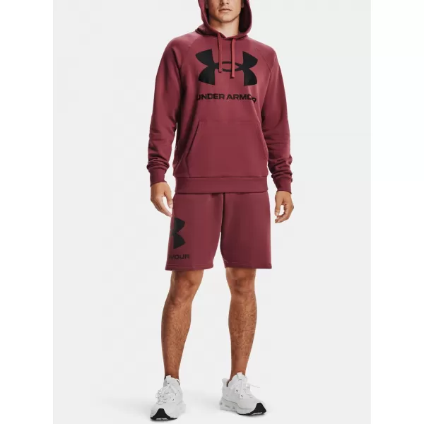  Muški sweatshirt UNDER ARMOUR RIVAL FLEECE BIG LOGO HD 1357093-652 CRVENA 