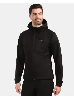 Muška softshell jakna KILPI ONTAVIO-M 1M0112KI CRNA