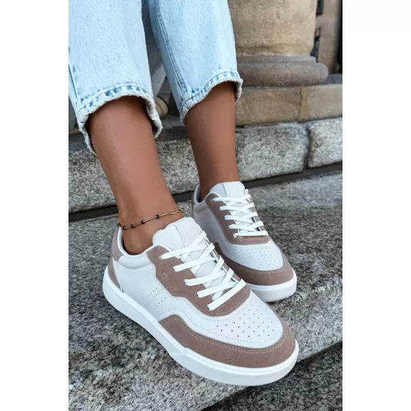  Ženske tenisice BIG STAR SHOES UU274275 BIJELO/BEŽ 