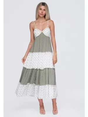 Haljina OMBRE OW-DLR-E0007 ZELENA