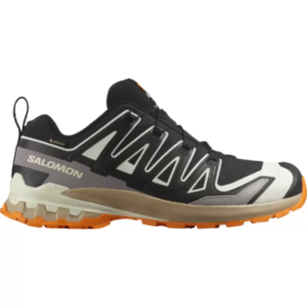  Muške cipele SALOMON XA PRO 3D V9 GORE-TEX L47881900 CRNI/LED OD VANILIJE/KURKUMA 