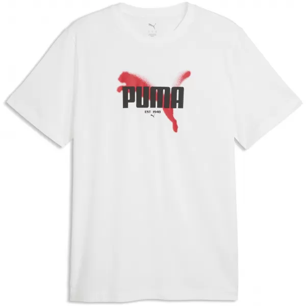  Muška majica kratkih rukava PUMA GRAPHICS TEE 69435502 PUMA BIJELA 