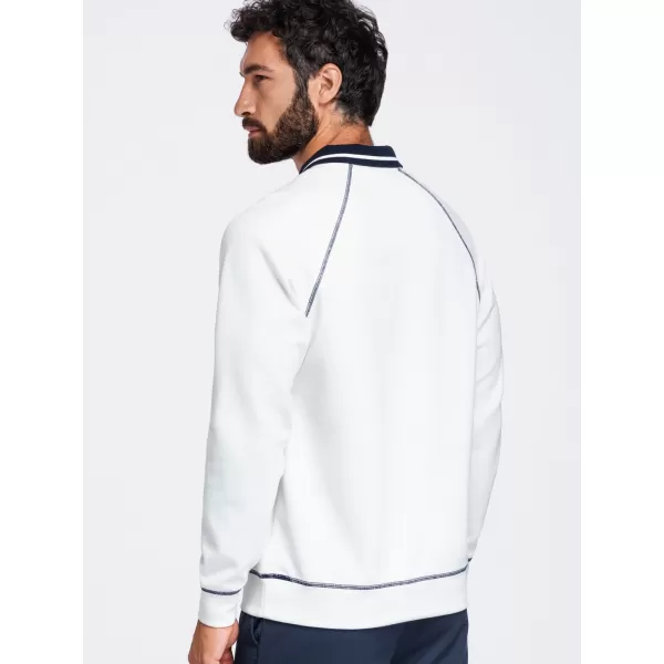  Muški sweatshirt OMBRE OM-SSNZ-0269 PRLJAVO BIJELA 