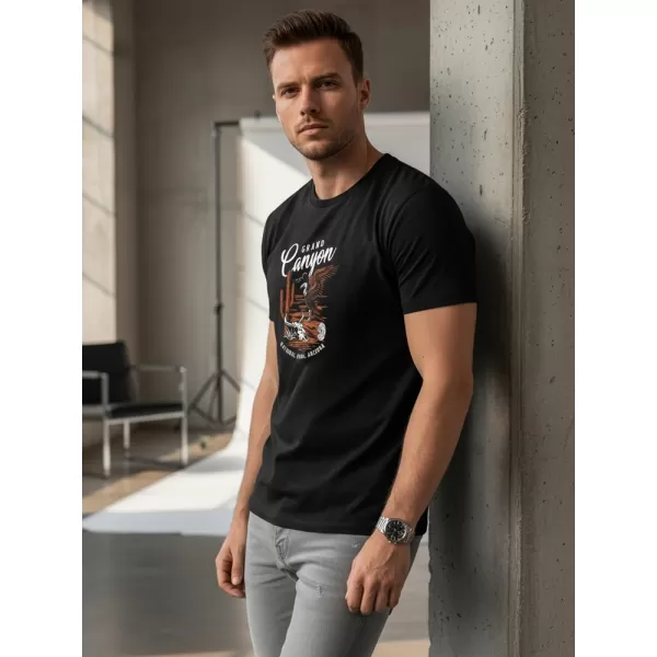  Muška majica kratkih rukava DSTREET NX059R CRNA 