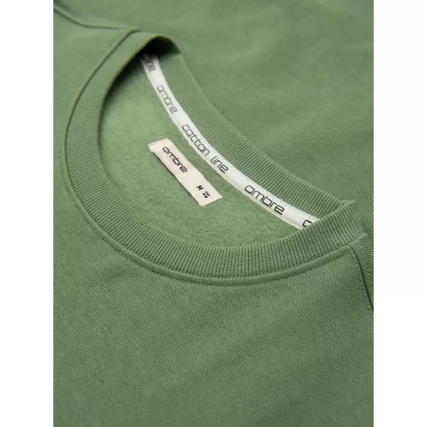  Muški sweatshirt OMBRE OM-SSBN-0271 ZELENA 