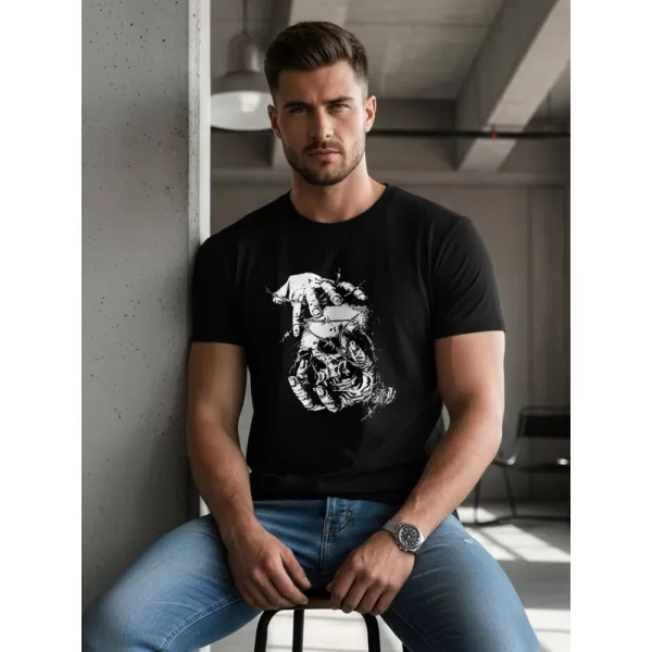 Muška majica kratkih rukava DSTREET NX049R CRNA 