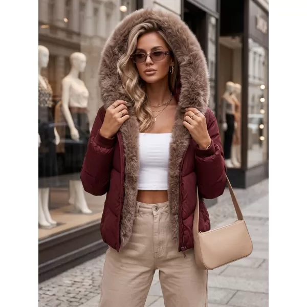  Ženska jakna DSTREET TY5985 TAMNOCRVENA 
