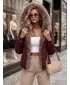 Ženska jakna DSTREET TY5985 TAMNOCRVENA