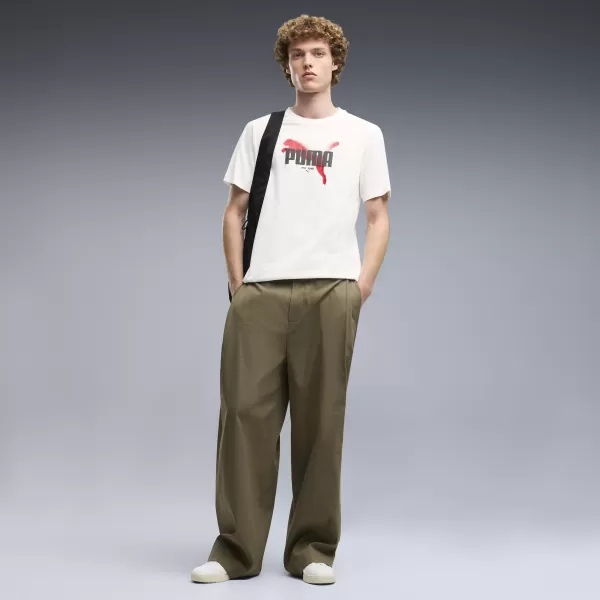  Muška majica kratkih rukava PUMA GRAPHICS TEE 69435502 PUMA BIJELA 