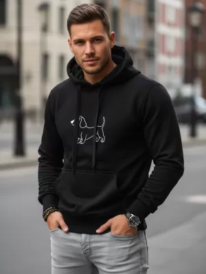 Muški sweatshirt DSTREET NX0221B-BK CRNA