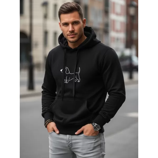  Muški sweatshirt DSTREET NX0221B-BK CRNA 