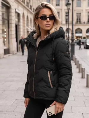 Ženska jakna DSTREET TY5943 CRNA