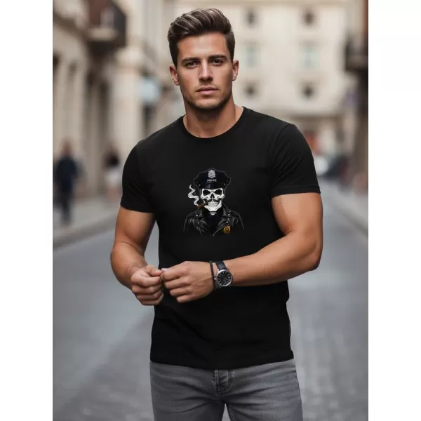  Muška majica kratkih rukava DSTREET NX0128R-BK CRNA 