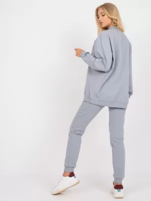 Ženski sweatshirt BASIC FEEL GOOD AP-BL-A-R001 SIVA