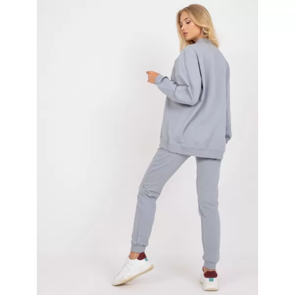  Ženski sweatshirt BASIC FEEL GOOD AP-BL-A-R001 SIVA 