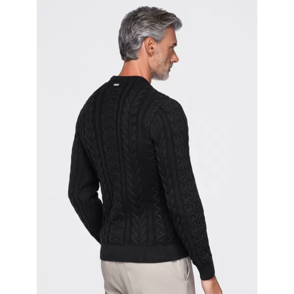  Muški pulover OMBRE OM-SWSW-0191 CRNA 