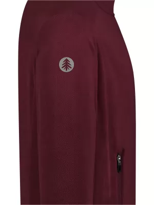 Muški lagani sweatshirt od flisa NORDBLANC QUARRY NBSFM8372 TAMNOCRVENA