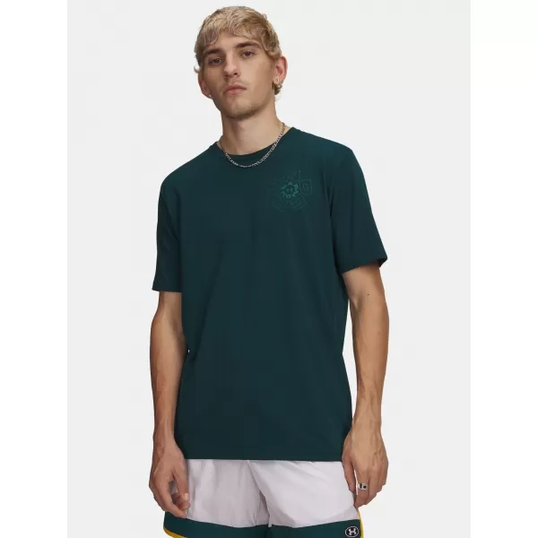  Muška majica kratkih rukava UNDER ARMOUR M RADIAL WM SS 6009264-919 ZELENA 