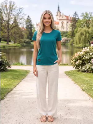 Ženska majica kratkih rukava ALTISPORT NP/ALWST26001 PLAVOZELENA