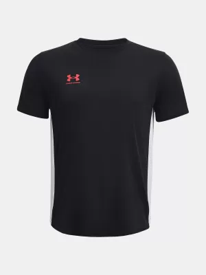 Majica za dječake UNDER ARMOUR UA B'S CHALLENGER TRAIN SS 1379704-003 CRNA