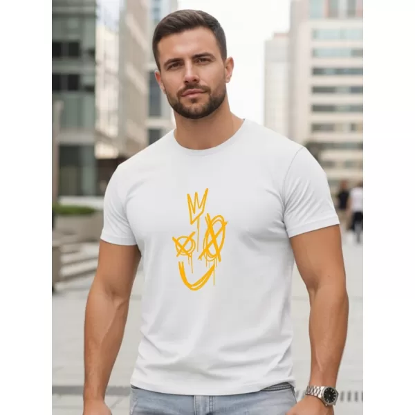 Muška majica kratkih rukava DSTREET NX0138R-WH BIJELA 