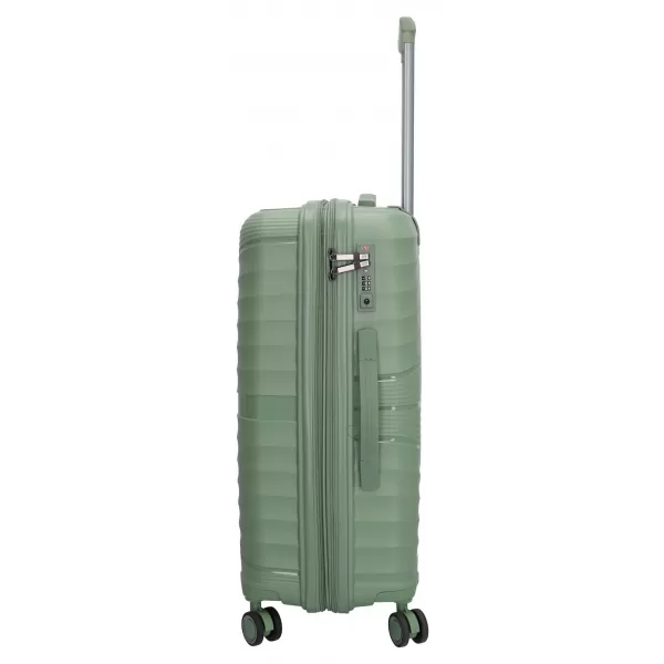  Kofer od školjke BEAGLES TRAVEL M 25138 PRIRODNO ZELENA 