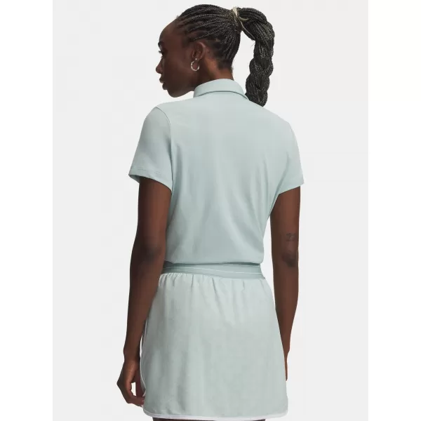  Ženska majica kratkih rukava UNDER ARMOUR UA ARMOURDRY SS POLO 6009805-477 PLAVA 