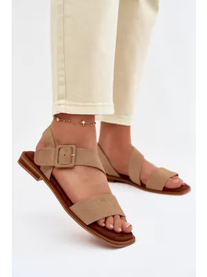 Ženske sandale BIG STAR SHOES TT274491 BEŽ