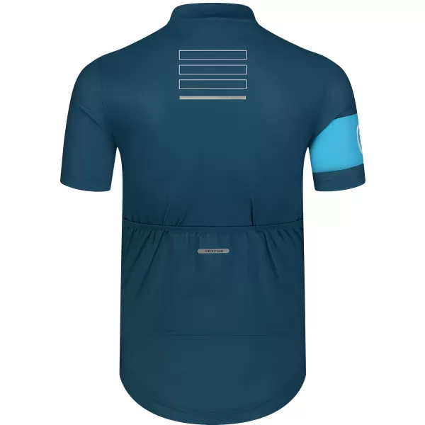  Muški biciklistički dres NORDBLANC CAMEL NBSMF8079 PLAVA 