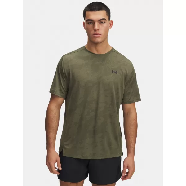  Muška majica kratkih rukava UNDER ARMOUR TECH VENT JCQRD SS 1390047-390 ZELENA 