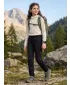 Dječje softshell hlače ALPINE PRO ABARO 2 CRNA