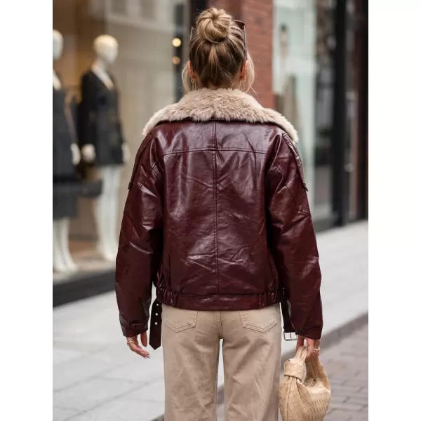 Ženska jakna DSTREET TY5707 TAMNOCRVENA 
