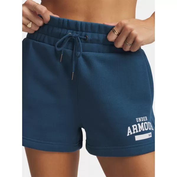  Ženske kratke hlače UNDER ARMOUR ICON FLC NOV SHORT 6010982-498 PLAVA 