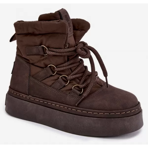  Ženske cipele BIG STAR SHOES UU274191 SMEĐA/BEŽ 