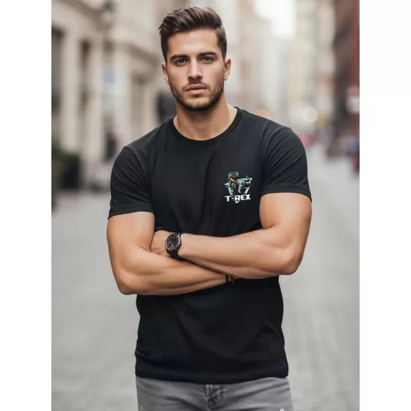 Muška majica kratkih rukava DSTREET NX0141R-BK CRNA 