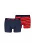 Muške bokserice PUMA ELEMENTS MEN STRIPED BOXERS 2P 93884205 CRVENA/MORNARSKA