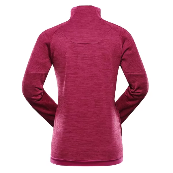  Ženski sweatshirt ALPINE PRO ONNECA 3 FUKSIJA CRVENA 