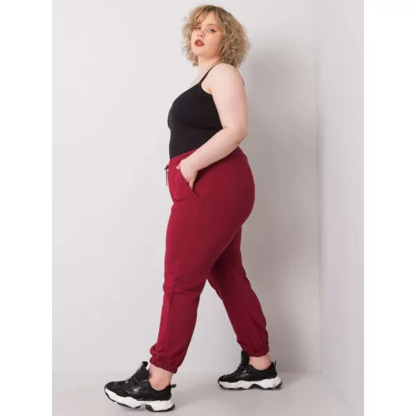  Ženske trenirke BASIC FEEL GOOD RV-DR-6331.86 TAMNOCRVENA 