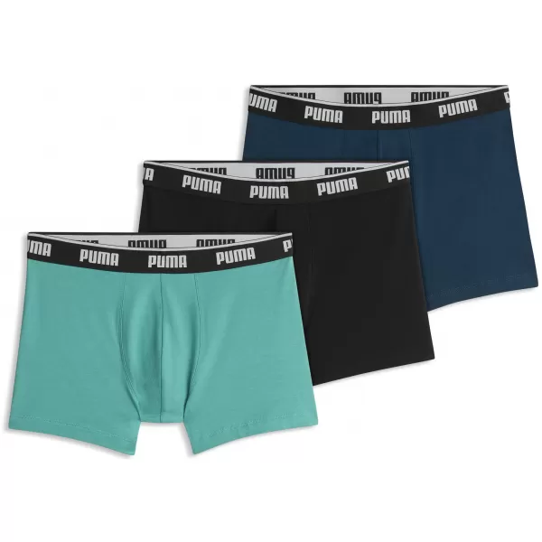  Muške bokserice PUMA MEN BOXERS 3P 94713011 ZELENA KOMBINACIJA 