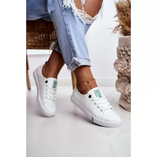  Ženske tenisice BIG STAR SHOES GG274006 BIJELO/ZELENO 