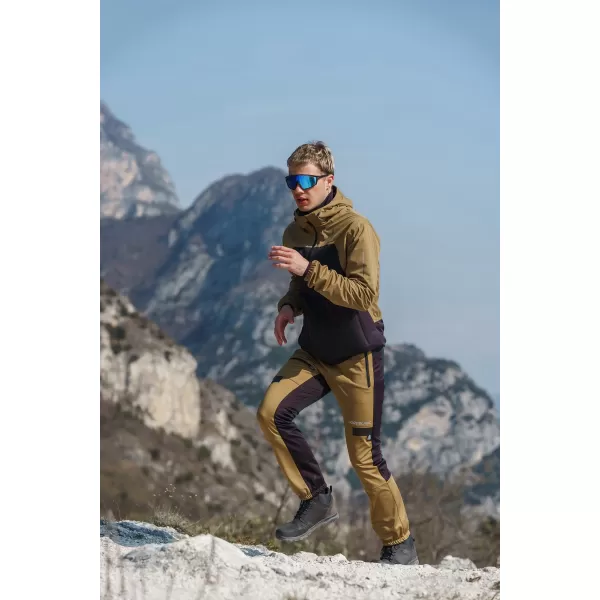  Muške vodootporne hlače za više sportova NORDBLANC RIDGEWALK NBSPM8325 SMEĐA 